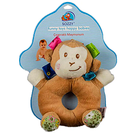 Sozzy Toys Çıngıraklı Maymunum Oyuncak - Sozzy Toys