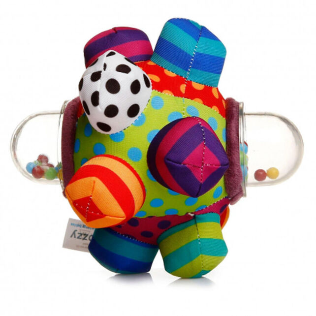Sozzy Toys Çıngıraklı Renkli Topum - 1
