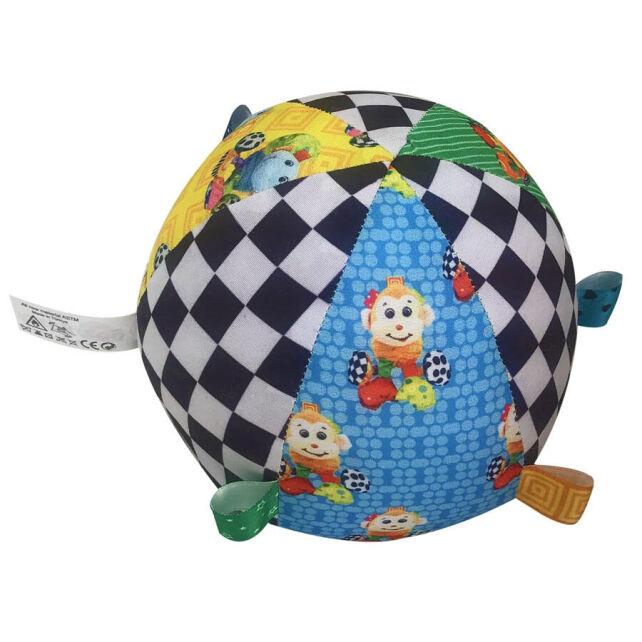 Sozzy Toys Çıngıraklı Renkli Topum - 1