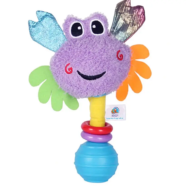 Sozzy Toys Çıngıraklı Renkli Yengeç Oyuncak - 1