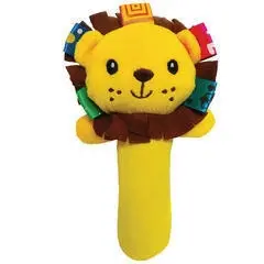 Sozzy Toys Çıngıraklı Sık Sık Oyuncak - Aslan - 2