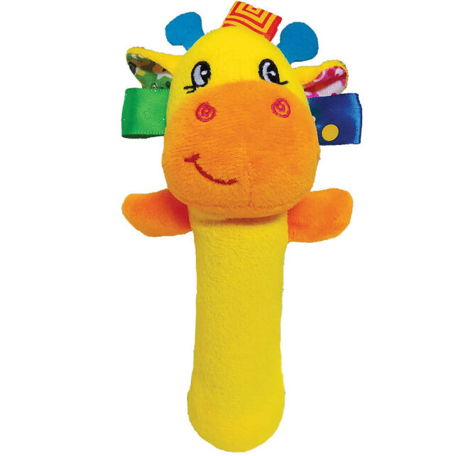 Sozzy Toys Çıngıraklı Sık Sık Oyuncak - Zürafa - 1