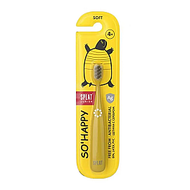 Splat Junior So Happy - Çocuk Diş Fırçası Soft - Sarı 4+ Yaş - Splat