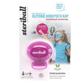 Steriball Toothbrush Protector - Hijyenik Diş Fırçası Saklama Kabı Kız - 2