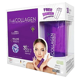 Suda Collagen Kolajen Toz Takviye Edici Gıda - Karpuz Aromalı 30 Günlük Kür 8000mg - Suda Collagen