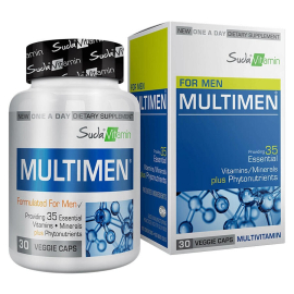 Suda Vitamin For Men Multimen - Takviye Edici Gıda 30 Bitkisel Kapsül - Suda Vitamin