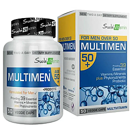 Suda Vitamin Multimen 50+ Takviye Edici Gıda 50 Kapsül - Suda Vitamin