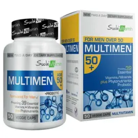 Suda Vitamin Multimen 50+ Takviye Edici Gıda 50 Kapsül - Suda Vitamin