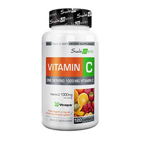 Suda Vitamin Vitamin C 1000mg - Takviye Edici Gıda 120 Kapsül Suda Vitamin Vitamin C 1000mg - Takviye Edici Gıda 120 Kapsül