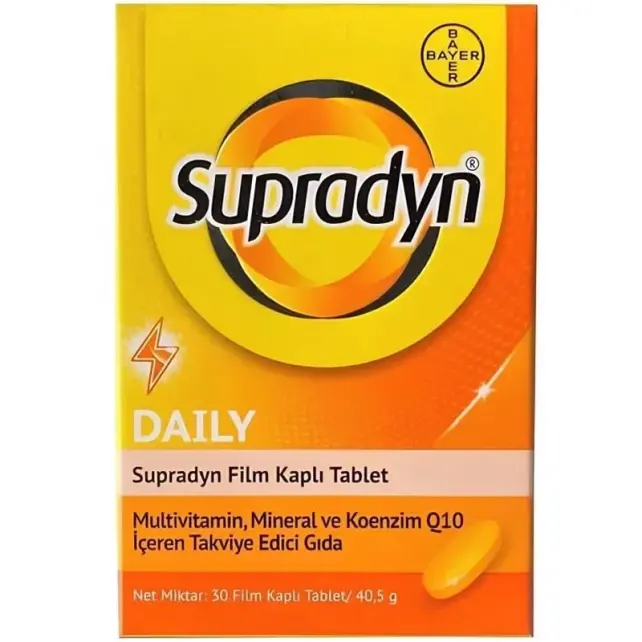 Supradyn All Day 30 Tablet Takviye Edici Gıda - 1