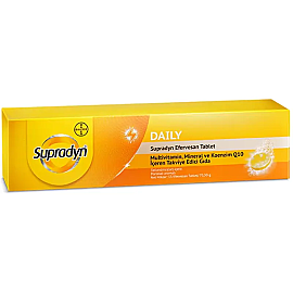 Supradyn All Day Efervesan Koenzim Q10 Takviye Edici Gıda 15 Tablet - Supradyn