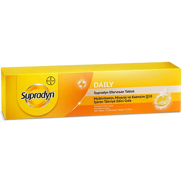 Supradyn All Day Efervesan Koenzim Q10 Takviye Edici Gıda 15 Tablet - 1