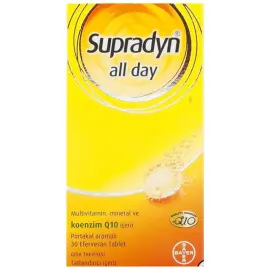 Supradyn All Day Efervesan Koenzim Q10 Takviye Edici Gıda 30 Tablet - Supradyn