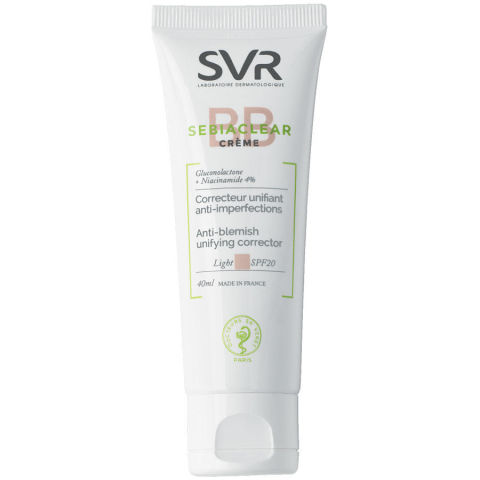 SVR Sebiaclear BB Cream SPF20 - Yağlı Ciltler İçin Renkli Nemlendirici Light 40ml SVR Sebiaclear BB Cream SPF20 - Yağlı Ciltler İçin Renkli Nemlendirici Light 40ml