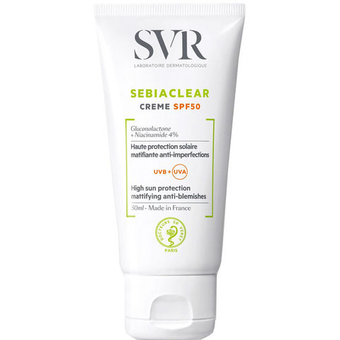 Svr Sebiaclear Creme SPF50 - Yağlı Cilt Koruyucu Bakım Kremi 50ml Svr Sebiaclear Creme SPF50 - Yağlı Cilt Koruyucu Bakım Kremi 50ml