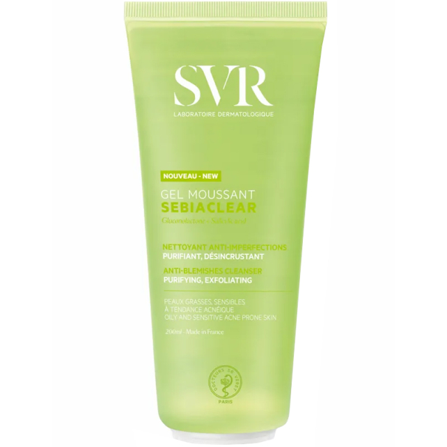 Svr Sebiaclear Gel Moussant - Yağlı Ciltler İçin Temizleyici Jel 200ml - 1