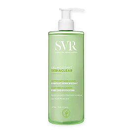 Svr Sebiaclear Gel Moussant - Yağlı Ciltler İçin Temizleyici Jel 400ml - Svr