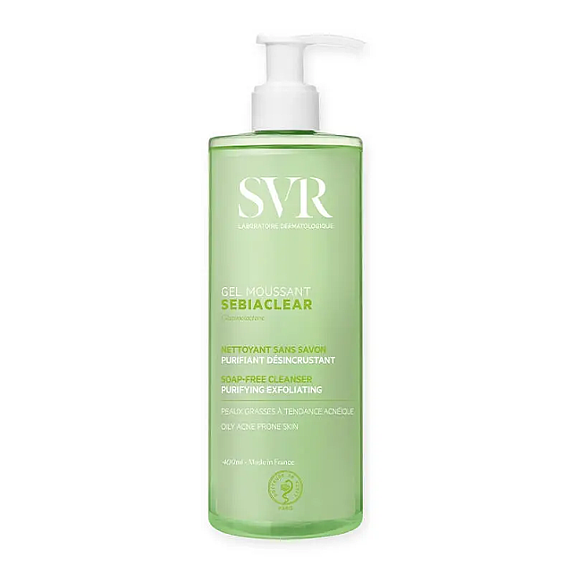 Svr Sebiaclear Gel Moussant - Yağlı Ciltler İçin Temizleyici Jel 400ml - 1
