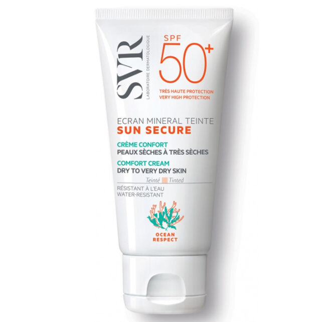 Svr Sunsecure Ecran Mineral Teinte SPF 50+ Renkli Güneş Kremi - Kuru Cilt 60ml - 1