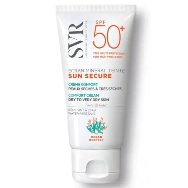 Svr Sunsecure Ecran Mineral Teinte SPF 50+ Renkli Güneş Kremi - Kuru Cilt 60ml - 1