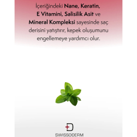 Swissoderm Anti Flake Shampoo - Kepek Karşıtı Şampuan 300ml - 3