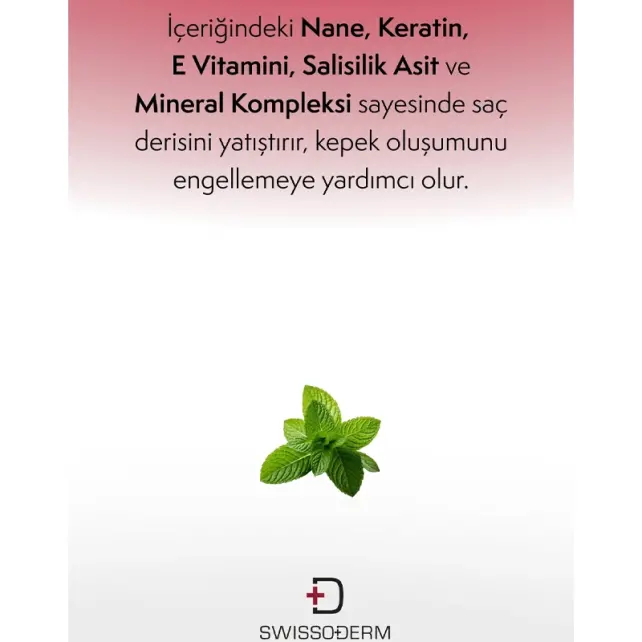 Swissoderm Anti Flake Shampoo - Kepek Karşıtı Şampuan 300ml - 3