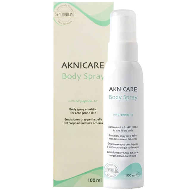 Synchroline Aknicare Body Spray - Akne Karşıtı Vücut Spreyi 100ml - 1