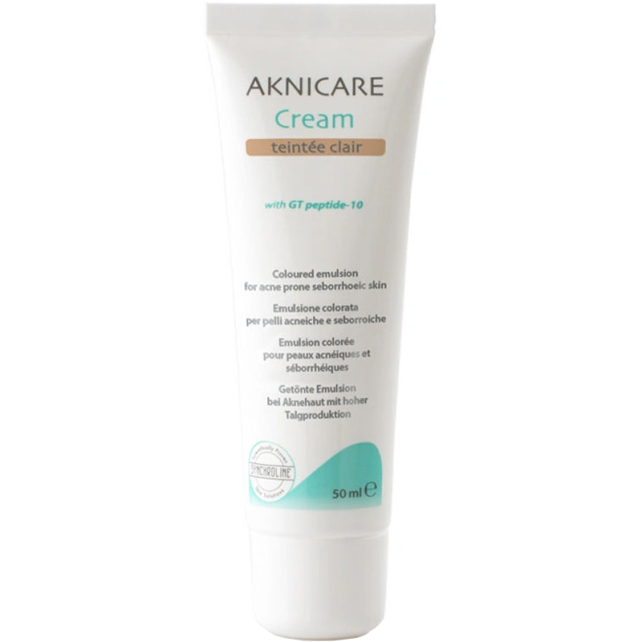 Synchroline Aknicare Cream Teintee - Akneli Ciltler için Renkli Bakım Kremi Clair 50ml - 1