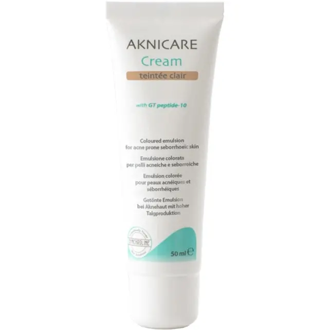 Synchroline Aknicare Cream Teintee - Akneli Ciltler için Renkli Bakım Kremi Clair 50ml - 1