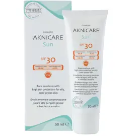 Synchroline Aknicare Sun SPF 30 - Akneli Ciltler için Güneş Kremi 50ml - Synchroline