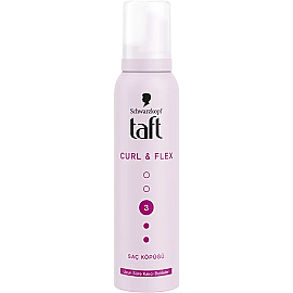 Taft Curl Flex Saç Köpüğü 150ml - Taft