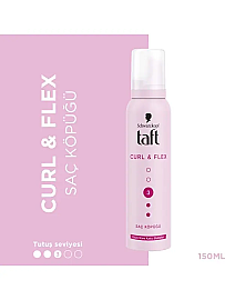 Taft Curl Flex Saç Köpüğü 150ml - 3