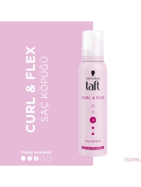 Taft Curl Flex Saç Köpüğü 150ml - 3