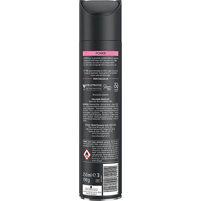 Taft Power Cashmere Saç Spreyi 250ml - 2