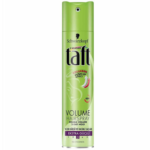 Taft Volume Ekstra Güçlü Saç Spreyi 250ml Taft Volume Ekstra Güçlü Saç Spreyi 250ml