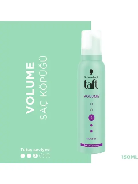 Taft Volumee Ekstra Güçlü Saç Köpüğü 150ml - 3