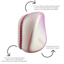 Tangle Teezer Compact Styler Holographic Pink - Saç Fırçası - 2