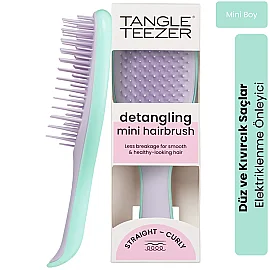 Tangle Teezer Ultimate Detangler Mini Mint Wisteria Leaf - Saç Fırçası - 7