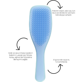 Tangle Teezer Wet Detangling Saç Fırçası - Denim Mavi - 2