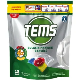 Tems Bulaşık Makinesi Kapsülü 12 Adet - 1