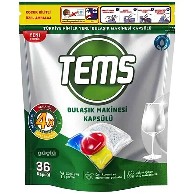 Tems Bulaşık Makinesi Kapsülü 36 Adet - 1