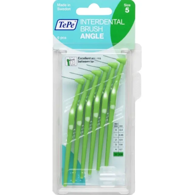 Tepe Angle Saplı Arayüz Fırçası 0.8 mm Yeşil - 1