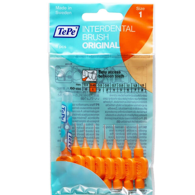 Tepe Arayüz Fırçası 0.45 mm Turuncu Tepe Arayüz Fırçası 0.45 mm Turuncu