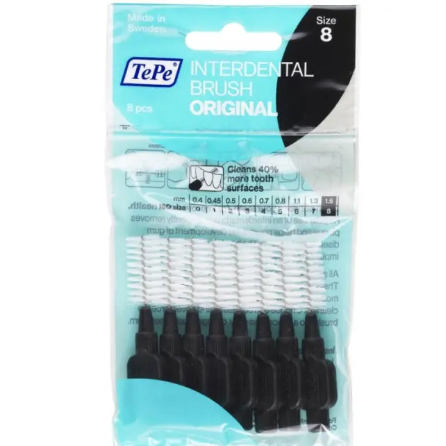 Tepe Arayüz Fırçası 1.5 Mm Siyah 8 Adet - 1