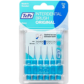 Tepe Blister Arayüz Fırçası 0.6 Mm Mavi 6'lı - Tepe