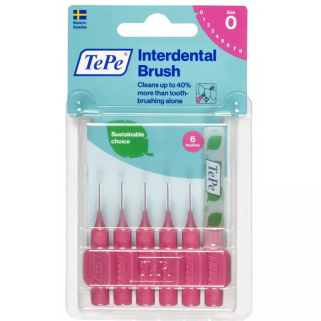Tepe Blister Arayüz Fırçası 0.4 mm Pembe 6'lı - 1