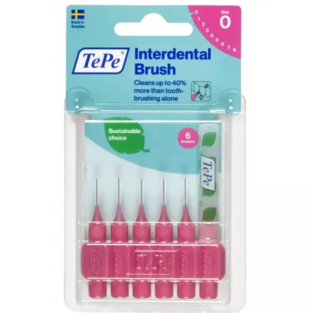 Tepe Blister Arayüz Fırçası 0.4 mm Pembe 6'lı - 1