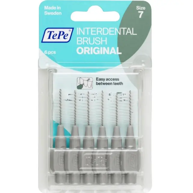 Tepe Blister Arayüz Fırçası 1.3 mm Gri 6'lı - 1