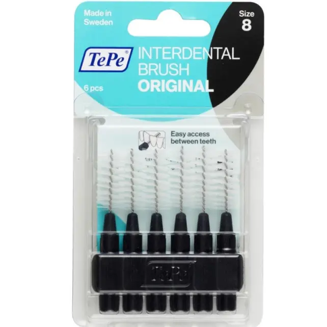 Tepe Blister Arayüz Fırçası 1.5 mm Siyah 6'lı - 1