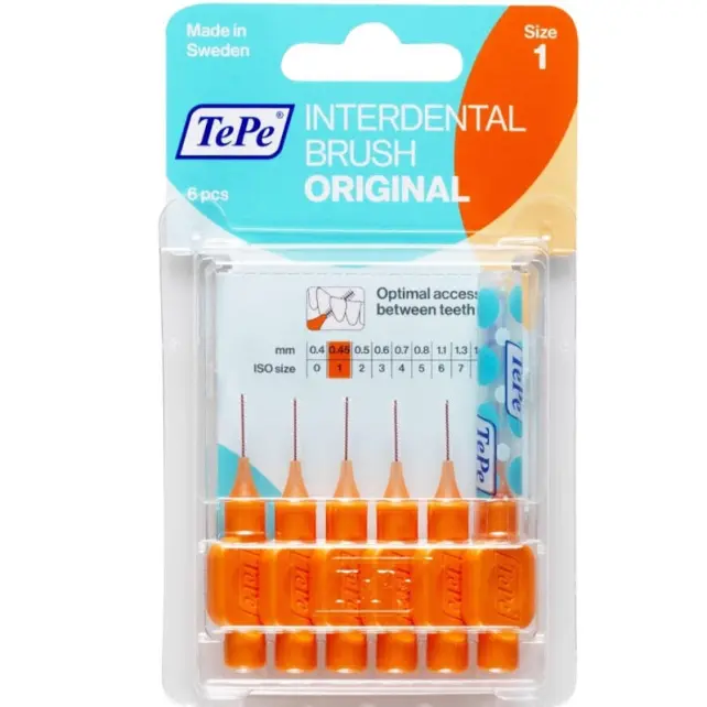 Tepe Blister Arayüz Fırçası 4.5 mm Turuncu 6'lı - 1